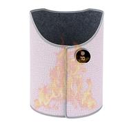 Scaldapiedi da scrivania, con 5 livelli di calore, portatile, pieghevole, per ufficio e casa, morbido riscaldante in poliestere per uso interno, possono verificarsi variazioni di colore