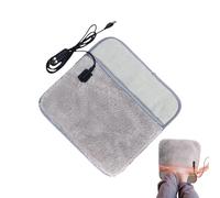 Scaldapiedi elettrico - Borsa in velluto riscaldata lavabile e regolabile a 5 livelli con timer | Cuscino riscaldante rapido per divano, dormitorio, sotto la scrivania, notte per anziani