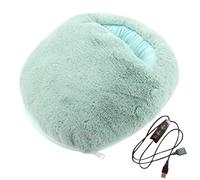 Scaldapiedi elettrico - Cuscino riscaldante rapido a 3 temperature - Cuscino termico rimovibile e lavabile, riscaldamento dei piedi per il relax del letto, uso sotto scrivania in ufficio, accogliente