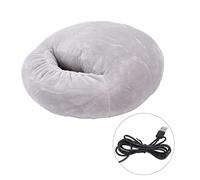 Scaldapiedi elettrico da 5 V, riscaldatore per piedi USB con cotone e fibra di carbonio, cuscinetto riscaldante per i piedi rimovibile e lavabile per uso domestico e in ufficio, ca