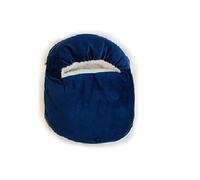 Scaldapiedi elettrico ricaricabile 500W con custodia morbida calda casa divano lavabile e presa elettrica per comfort invernale Piedi Sempre Caldi in Casa e Ufficio Controllo Temperatura (blu)