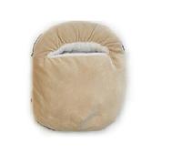 Scaldapiedi elettrico ricaricabile 500W con custodia morbida calda casa divano lavabile e presa elettrica per comfort invernale Piedi Sempre Caldi in Casa e Ufficio Controllo Temperatura (beige)