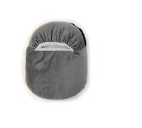 Scaldapiedi elettrico ricaricabile 500W con custodia morbida calda casa divano lavabile e presa elettrica per comfort invernale Piedi Sempre Caldi in Casa e Ufficio Controllo Temperatura (grigio)