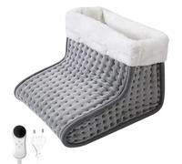 Scaldapiedi Elettrico, Scalda Piedi Casa Elettrico Con 9 Livelli Di Temperatura, Timer, Spegnimento Automatico, Scalda Piedi Casa Per Piedi Freddi, Morbido Pile Di Peluche, Si Riscalda Rapidamente