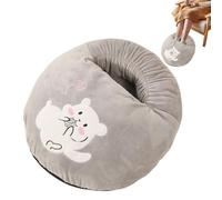 Scaldapiedi elettrico, scaldapiedi riscaldato, scaldapiedi elettrico a forma di cartone animato, pantofole antiscivolo, comodo poggiapiedi per donne e uomini