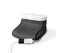 Scaldapiedi Elettrico Wintem Deluxe: Calore Veloce 100W con 3 Temperature, Timer & Telecomando - Fleece e Lana Lavabili, Certificazione Italiana