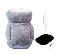 Scaldapiedi Riscaldato, Scaldapiedi Peluche, Comodo Scaldapiedi In Lana Microfibra Scaldapiedi Per Con Posizione Interruttore Illuminazione, Spegnimento Automatico, Materiale