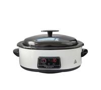 Scaldapietre Da Massaggio Da 6 Quarti, Riscaldatore Elettrico Digitale A Temperatura Regolabile Da 750 W Per Casa, Salone, Spa E Centro Benessere.