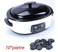 SCALDAPIETRE PROFESSIONALE SPA HOT STONE THERAPY PIETRE MASSAGGIO con 10 pietre