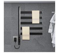 Scaldasalviette a parete,Scaldasalviette per bagno ruotabile di 180°, Scaldasalviette elettrici per bagno con timer,Display a LED,Controllo costante della temperatura, Scaldasalviette caldo
