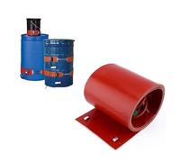 Scaldasalviette a tamburo in metallo siliconico, nastro riscaldante per barilotto 5 galloni, termostato regolabile 30°C-150°C, cintura riscaldante elettrica in silicone per tamburo di olio(1520x250mm)