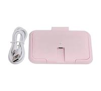 Scaldasalviette a Temperatura Costante Baby Wet Wipe Heater Portable Wipes Heating Box con Interfaccia USB, Dispenser di Salviette per Viaggi Neonati(Rosa)