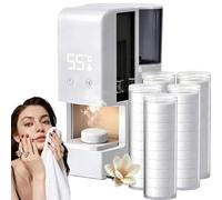 Scaldasalviette automatico con serbatoio d'acqua da 500 ml, kit dispenser di asciugamani veloce 5-10S, sicuro e ad asciugatura automatica per uso in salone e spa, include 1 confezione da 20