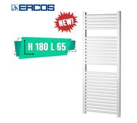Scaldasalviette bagno bianco Opera Ercos cm 180x65 interasse 60