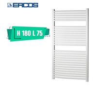 Scaldasalviette bagno bianco Opera Ercos cm 180x75 interasse 70