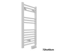 Scaldasalviette CORTINA elettrico bianco cm 72x40 con termostato - termoarredo b