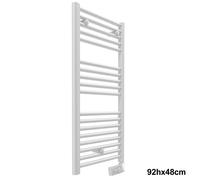 Scaldasalviette CORTINA elettrico bianco cm 92x48 con termostato - termoarredo b