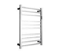 Scaldasalviette Elettrico Con Binario Riscaldato Intelligente For Bagno In Acciaio Inossidabile 304 Controllo Della Temperatura E Del Tempo Radiatore Riscaldamento Efficiente(Left,Round tube-WiFi)