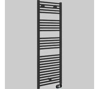 SCALDASALVIETTE ELETTRICO CORTINA NERO OPACO 920x480 500W LAZZARINI
