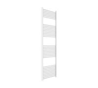 Scaldasalviette idraulico per bagno in acciaio bianco 55x180cm