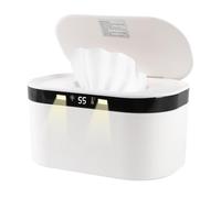 Scaldasalviette per bambini, 5 modalità di controllo del riscaldamento della temperatura, doppio calore per il comfort del bambino, dispenser di salviette di grande capacità, con luce notturna