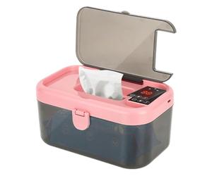 Scaldasalviette per bambini, dispenser di salviette USB con luce a LED, per asilo nido e viaggi, custodia riscaldata portatile per casa, auto, campeggio, viaggi su strada, esigenze dei bambini per i