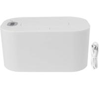 Scaldasalviette per bambini, scalda salviettine umidificate per bambini, temperatura costante, portatile, regolazione della temperatura, dispenser per tenere il caldo (bianco)