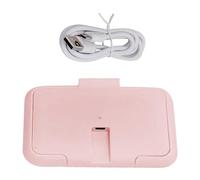 Scaldasalviette per bambini, Scaldasalviette portatile - Riscaldatore portatile per salviette umidificate per bambini - Scalda dispenser per salviette con design piastra riscaldante superiore per ca