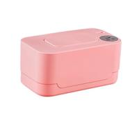 Scaldasalviette per Bebè con Controllo Temperatura, Rosa, Plastica | Uso in Auto, Ricarica USB e Consumi Ridotti, Mantiene le Salviettine Fresche e Tiepide