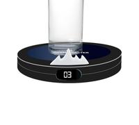 Scaldasalviette per caffè, riscaldatore per tè con 3 impostazioni di temperatura, riscaldatore per tazza con spegnimento automatico e collegamento - per casa, ufficio, viaggi e pausa pranzo