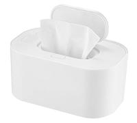 Scaldasalviette per neonati Dispenser di scaldasalviette per pannolini a temperatura costante 55 ℃ Previene il supporto di riscaldamento USB a secco per la casa dell'auto Asilo nido per bambini Bianc