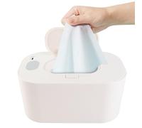 Scaldasalviette per Neonati,scalda salviette Neonato,Temperatura Dispenser di Salviette Umidificate per Neonati, Scaldasalviette Portatile USB,Cambio Pannolino Comodo(Bianco)