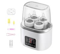 Scaldasalviette per neonati, sterilizzatore per biberon con temperatura regolabile, scalda biberon rapido, scaldabagno, scaldabagno con sterilizzatore a vapore, riscaldamento/scongelamento degli