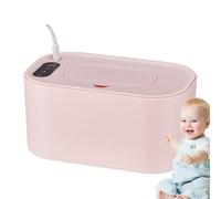 Scaldasalviette Per Pannolini - Dispenser Di Salviette Riscaldate 21,5x13x11,5 Cm, Design Portatile Con Ricarica USB, Struttura In ABS Con Luce Notturna | Uso Domestico Da Viaggio All'aperto Per Neona