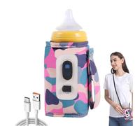 Scaldasalviette portatile, borsa scaldabagno USB - Scaldabagno portatile USB Scaldalatte digitale | Borsa bottiglia regolabile a 5 velocità per bottiglia di latte e bottiglia di latte