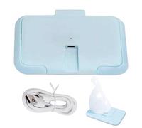 Scaldasalviette portatile ultra sottile portatile e dispenser | Multifunzionale USB ricarica salviette umidificate dispenser grande capacità tovagliolo scatola riscaldante per neonati viaggio auto