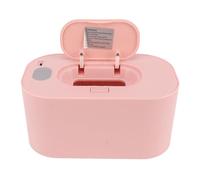 Scaldasalviette, Scaldasalviette per Neonati e Dispenser di Salviette Umidificate, Dispenser di Salviette Umidificate, Alimentato Tramite USB, Temperatura Costante (Roseo)