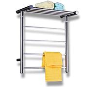 Scaldasalviette, Scaldasalviette, Stendibiancheria Elettrico, Radiatore Lucidante In Acciaio Inox A Temperatura Costante, Asta Portasciugamani Riscaldante Intelligente Per Bagno, Asciuga Asciugamani