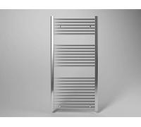 Scaldasalviette termoarredo 150x60 cm (int.55) cromato da bagno tubi dritti ROY