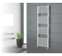 SCALDASALVIETTE TERMOARREDO BAGNO CORDIVARI LISA 22 IN ACCIAIO VERNICIATO BIANCO