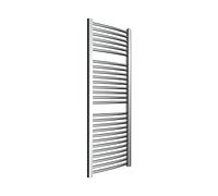Scaldasalviette termoarredo cromato curvo 120x50 interasse 45 cm - tekno ercos