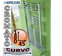 Scaldasalviette termoarredo cromato curvo 180x45 interasse 40 cm - TEKNO Ercos