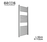 Scaldasalviette termoarredo cromato dritto 112x50 interasse 45 cm - Opera Ercos