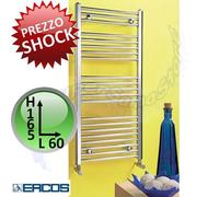 Scaldasalviette termoarredo cromato dritto 165x60 interasse 55 cm - Opera Ercos