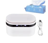 Scaldasalviette termostatiche, portatile, scaldasalviette idratanti, riscaldatore USB per bambini, dispenser chiuso per salviettine per viaggi, picnic, campeggio, casa, auto