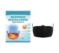 Scaldasaso con controllo intelligente della temperatura, 21,5 x 9 cm, copertura nasale traspirante, protezione per il naso, riutilizzabile, per inverno, freddo, campeggio, pendolarismo