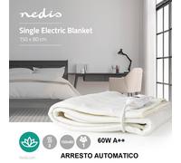 Scaldaletto - termocoperta - coperta elettrica - singola - 80 x 150cm - certi...