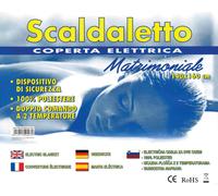 Coperta termica termocoperta matrimoniale 140x160 cm con regolazione temperatura