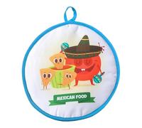 Scaldatortilla da 12 pollici - Custodia termica per cibo messicano, portaroti, vassoio per alimenti microonde | Supporto per tortilla che trattiene il calore per tacos burritos focaccia da cucina, ser