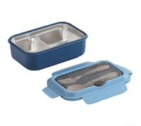Scaldavivande Acciaio 304 Microonde Scomparti(blue) | Acciaio 304, ruggine, per facile , per sicuro microonde, design scomparti multipli